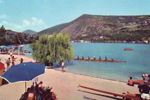 Gare di canoa al lago di Caccamo